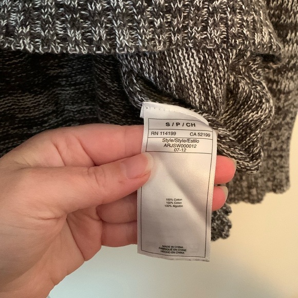 Like New Roxy Salt & Pepper Button Cotton Cardigan Sweater Size Small - Picture 8 of 8